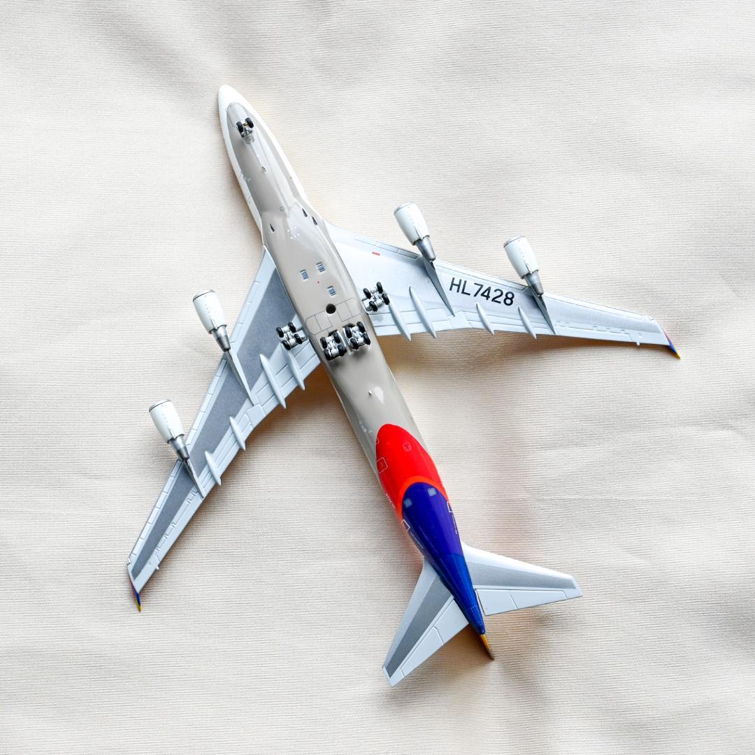 アシアナ航空 B747-400 ラストフライト HL7428 1/400 - メルカリ