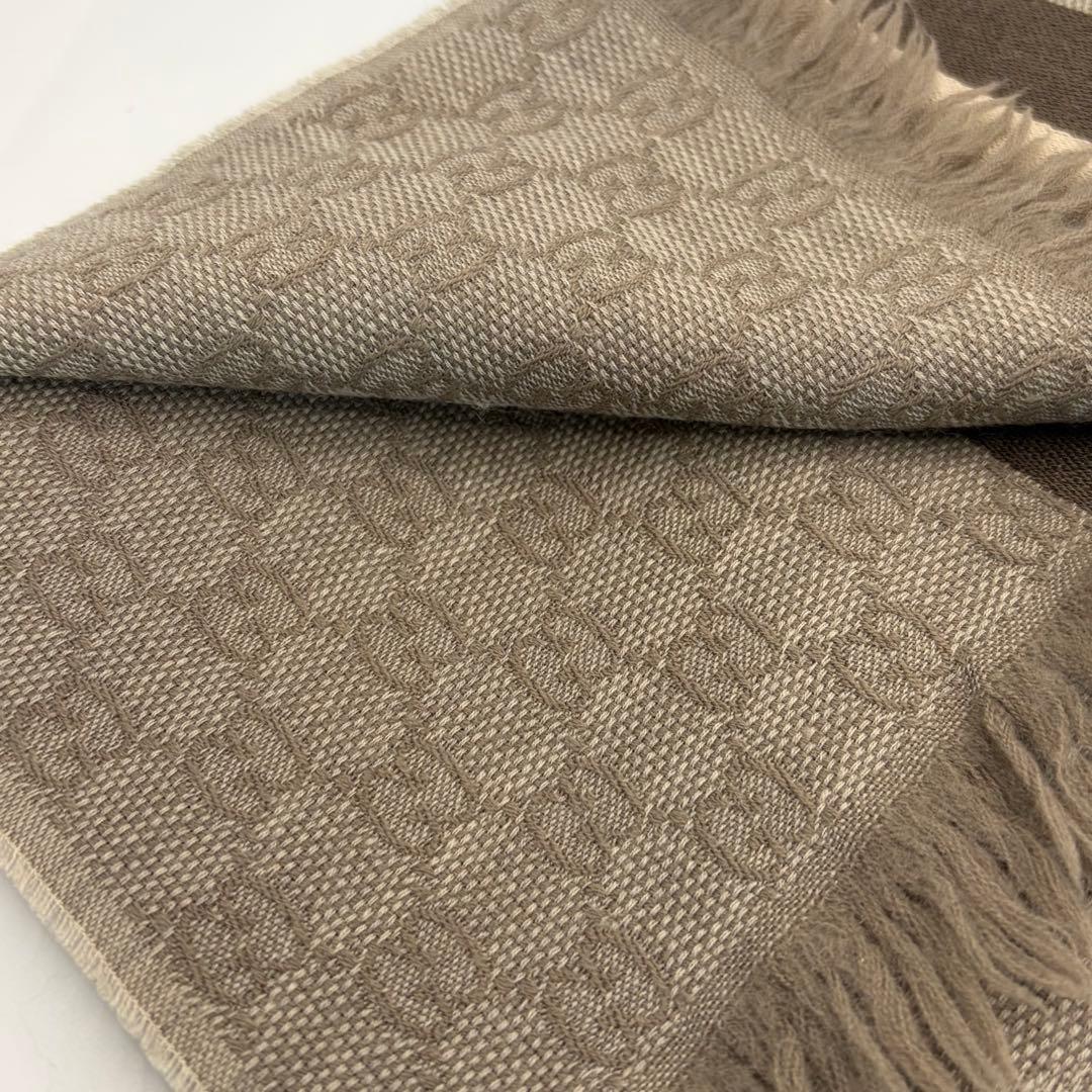 GUCCI☆GG柄ロングマフラー silk20％混