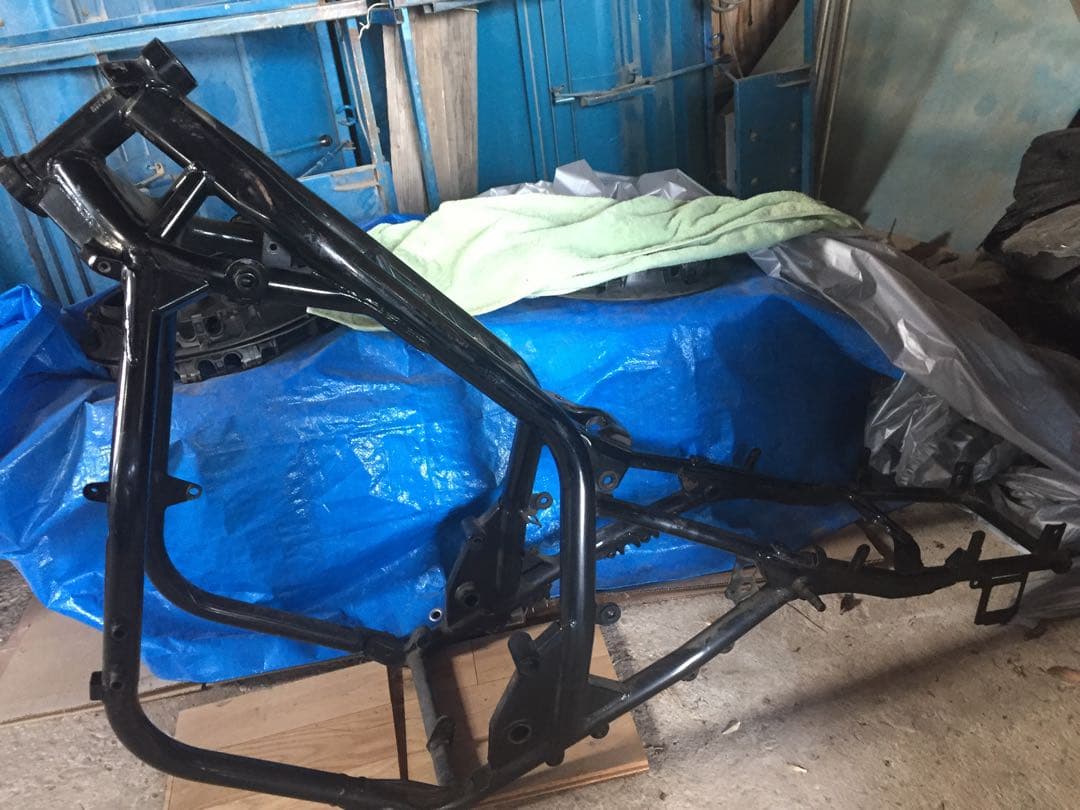 zrx1100 フレーム　登録書類有り