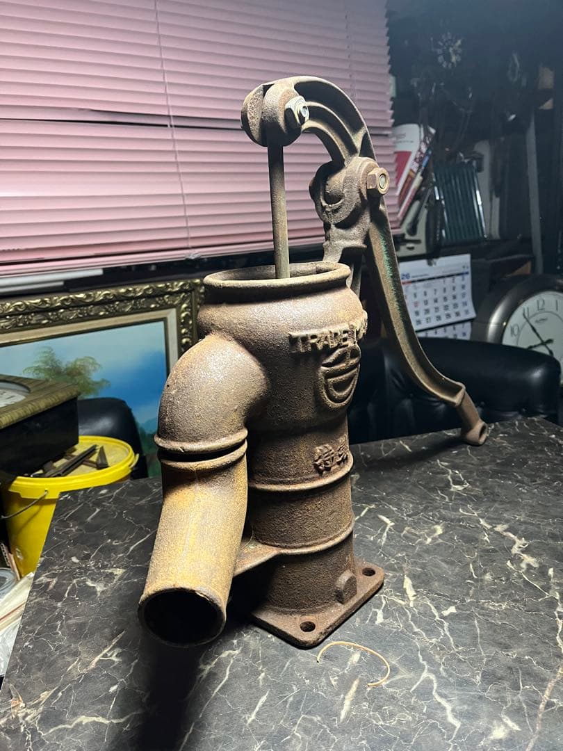 手押しポンプ、手漕ぎポンプ、手押し井戸、井戸ポンプ、ガーデニング雑貨 インテリア