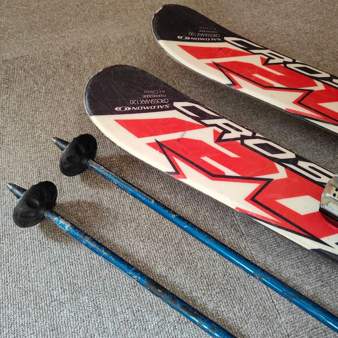 SALOMON CROSSMAX 120 ミッドスキー＋SWIXカーボンストック - スキー