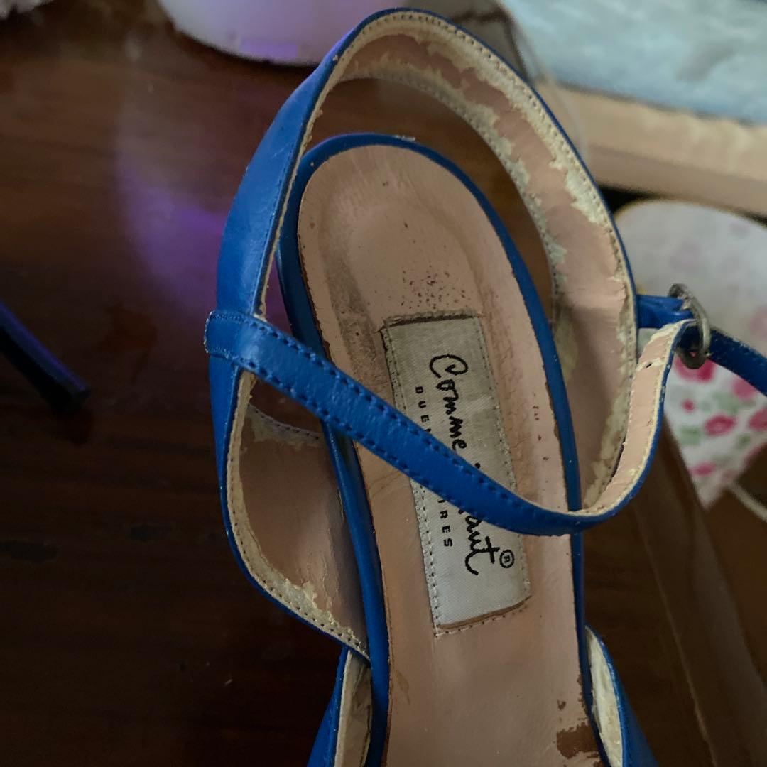 タンゴシューズ 36 Comme il Faut コムイルフォー 青 - メルカリ