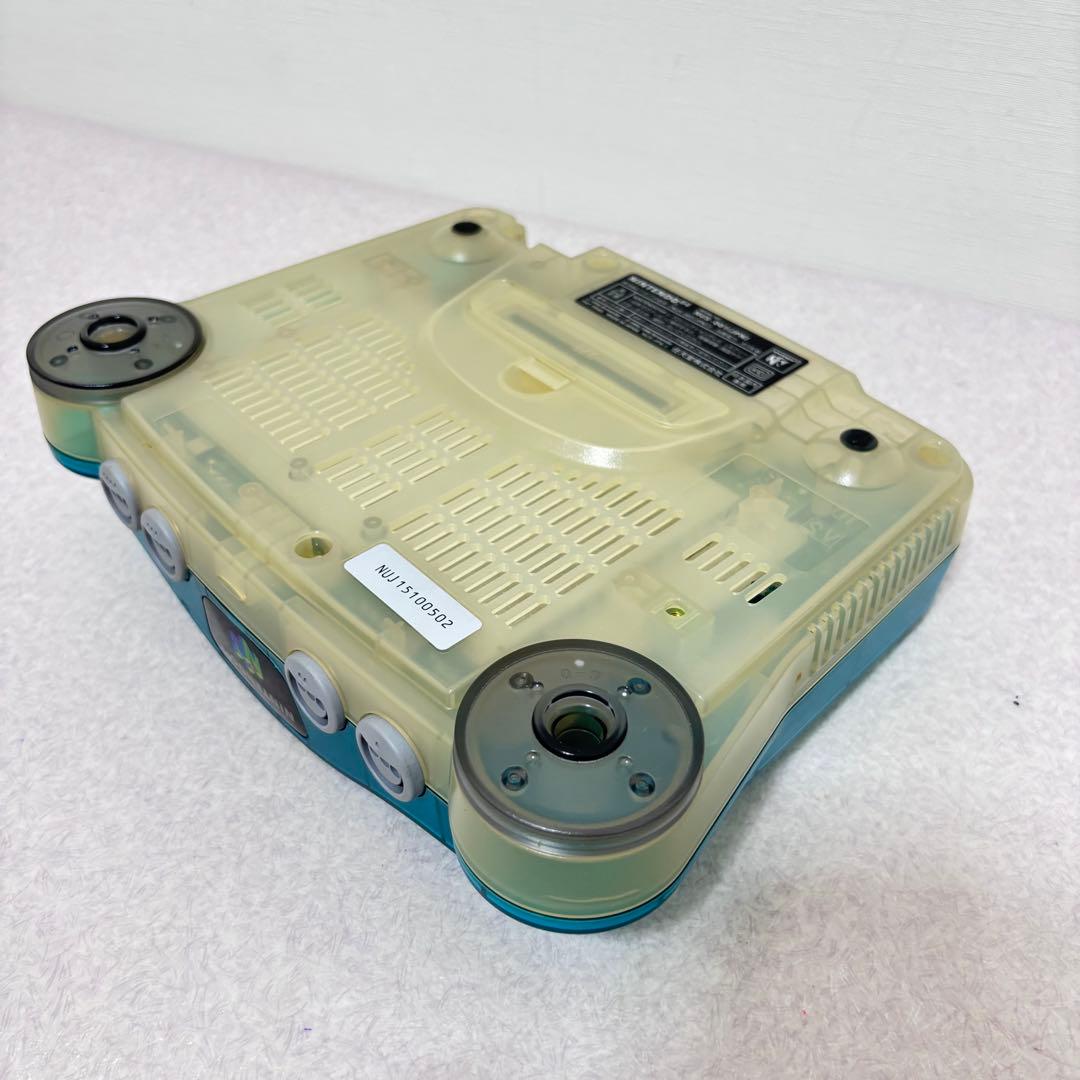 ■【美品】クリアブルー 64 ニンテンドー 任天堂