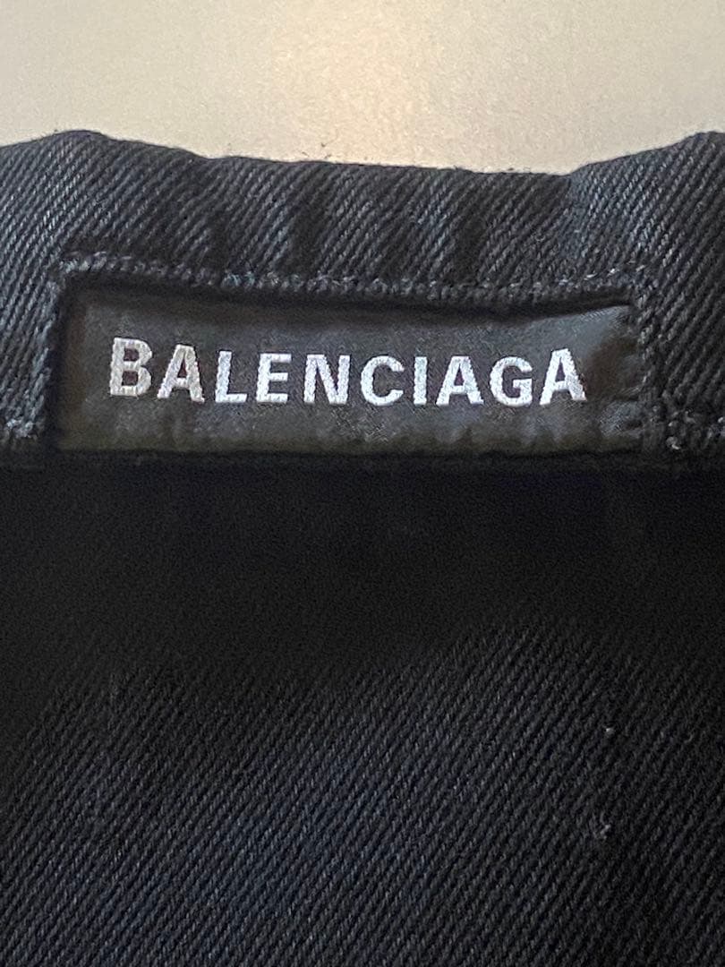 クリーニング済 国内正規品BALENCIAGAアップサイドダウンデニム