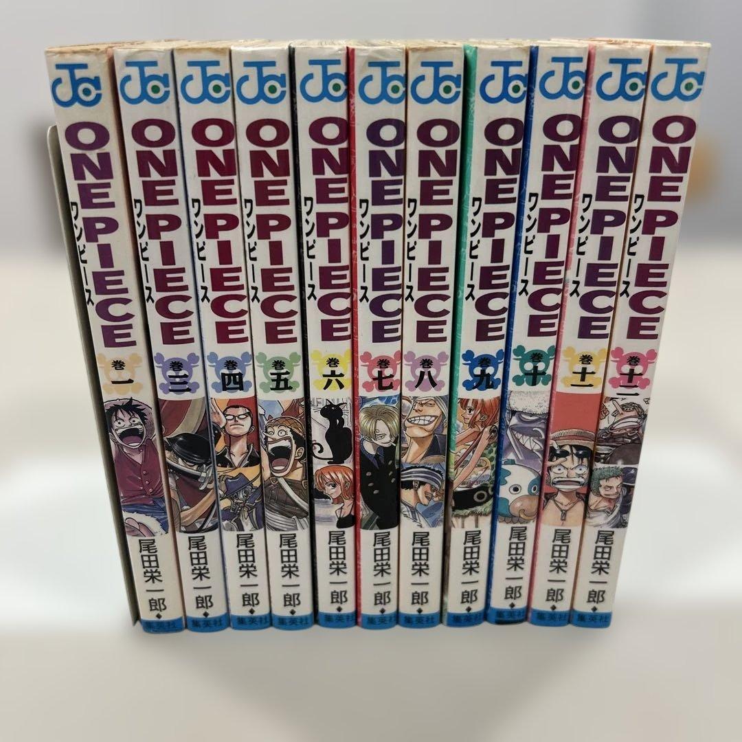 全巻初版 ONE PIECE 1〜12巻 2巻抜け 11冊セット - メルカリ