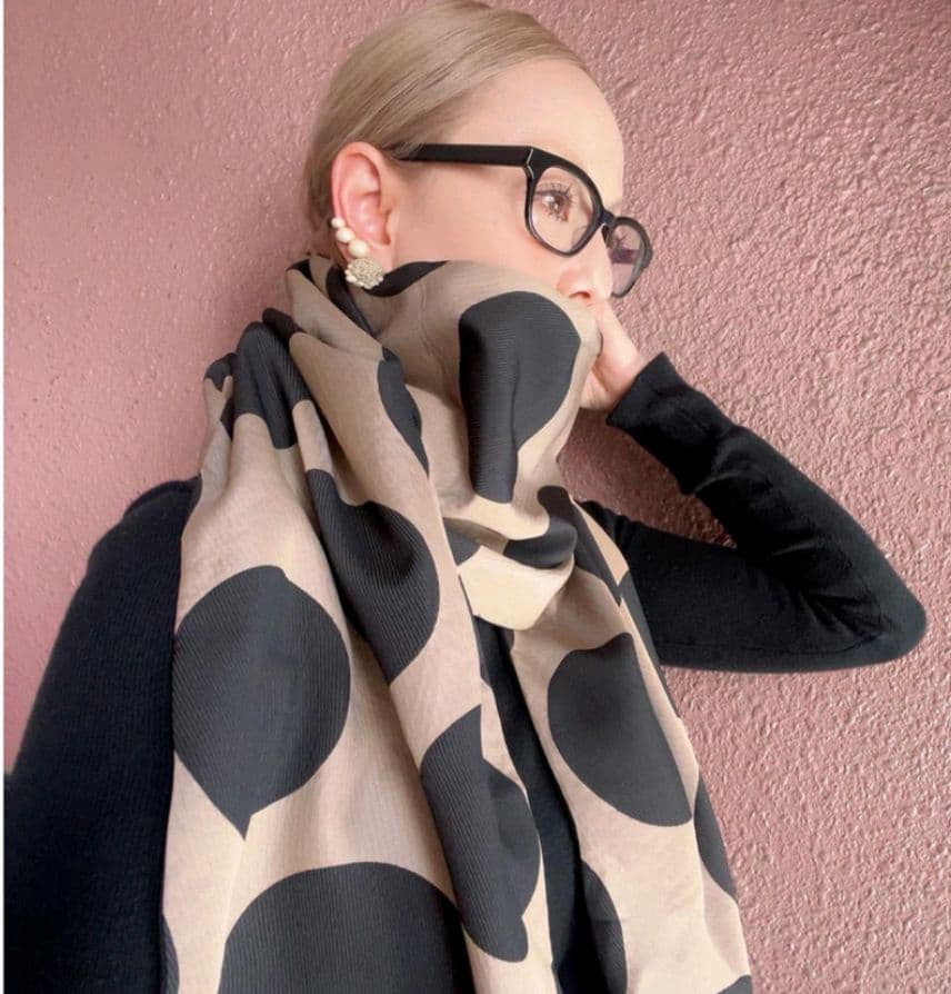 RATAさん 大柄ドットストール