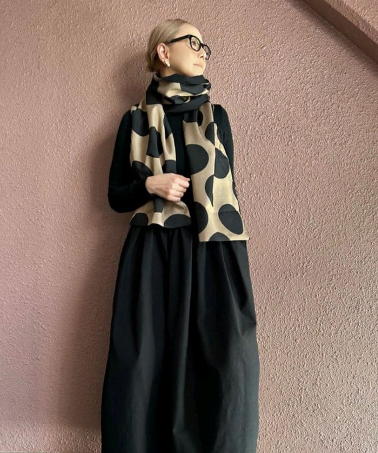 RATAさん 大柄ドットストール