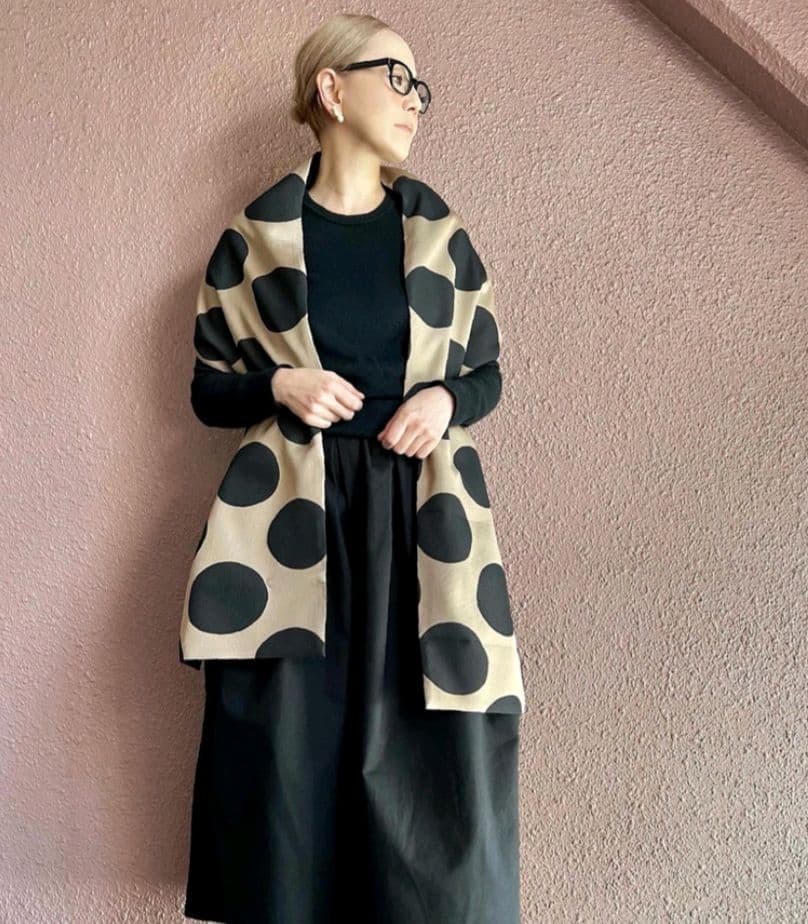 RATAさん 大柄ドットストール