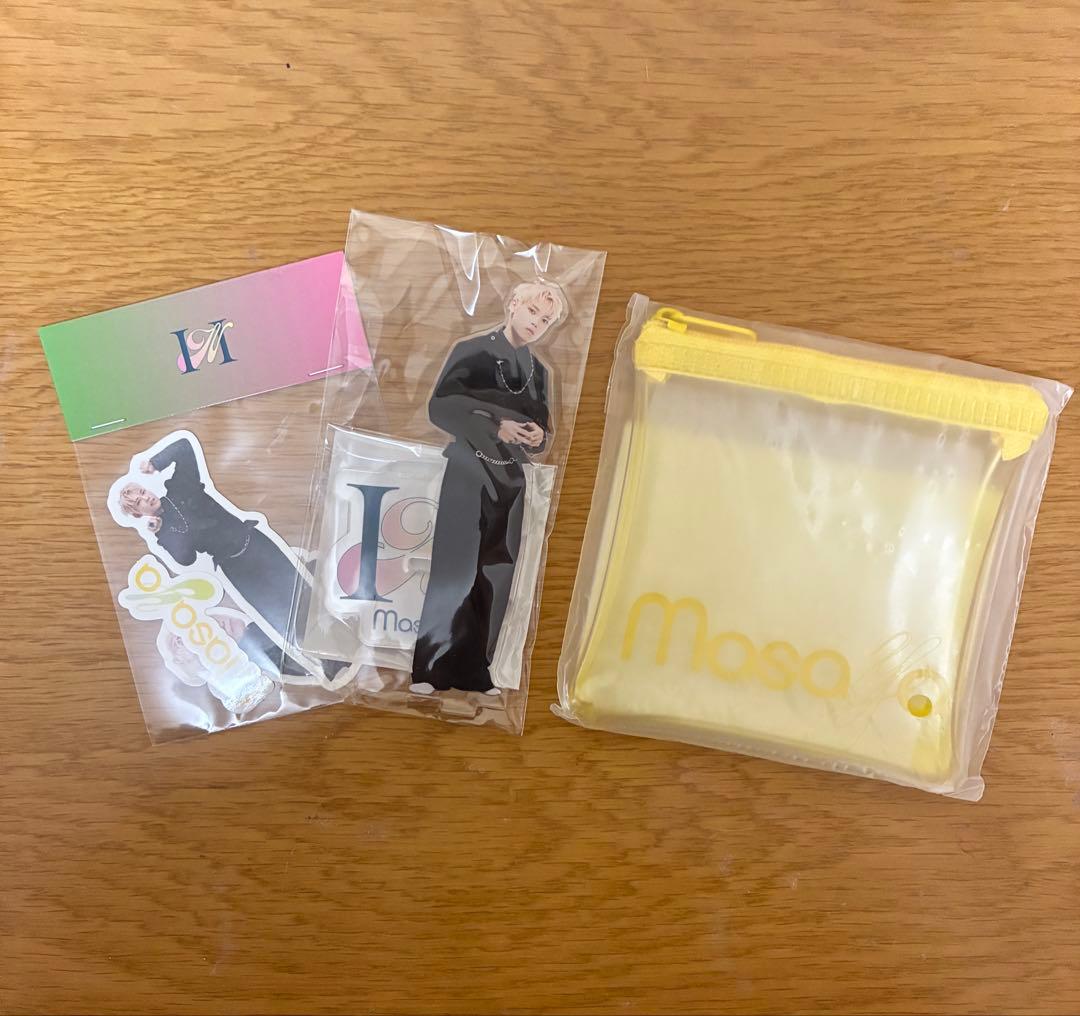 INI 木村柾哉 アクスタ ステッカー クリアポーチ