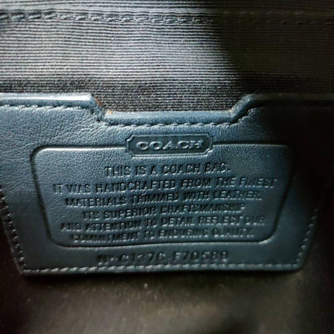 50 COACH コーチ　シグネチャー　ショルダーバッグ