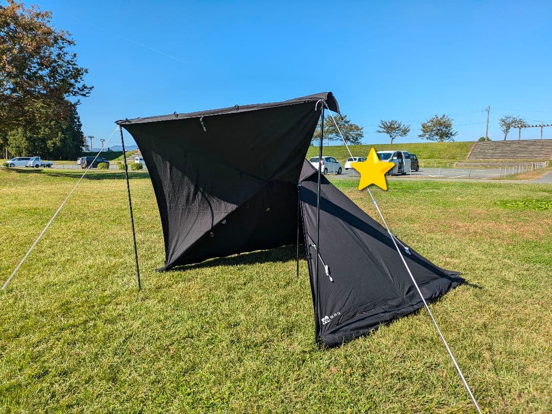 WAQ Alpha T/C ソロ用ティピーテント　ブラック