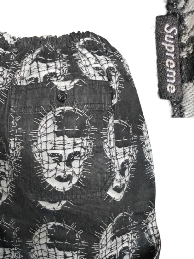 新品デッドストック『ヘルレイザー』Supreme ピンヘッドスケートパンツ XL