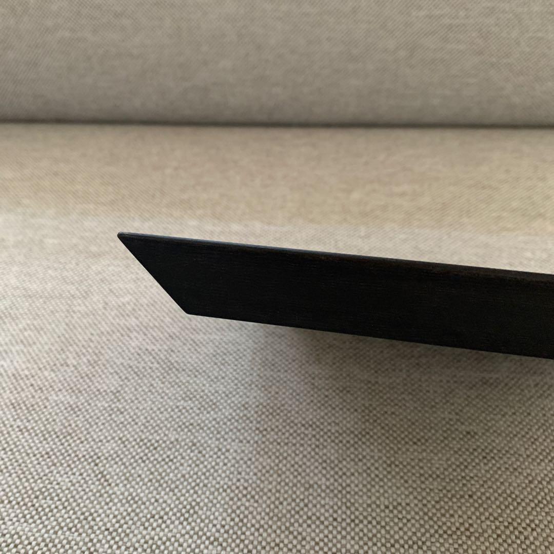 黒の木製トレイ 正方形　作家さん