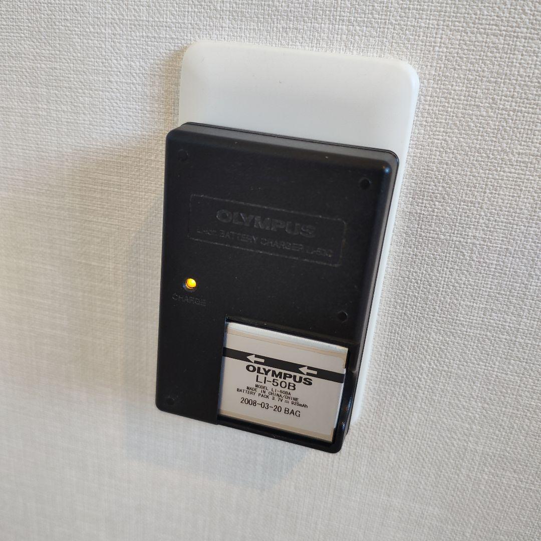 【美品】OLYMPUS μ デジタルカメラ ホワイト