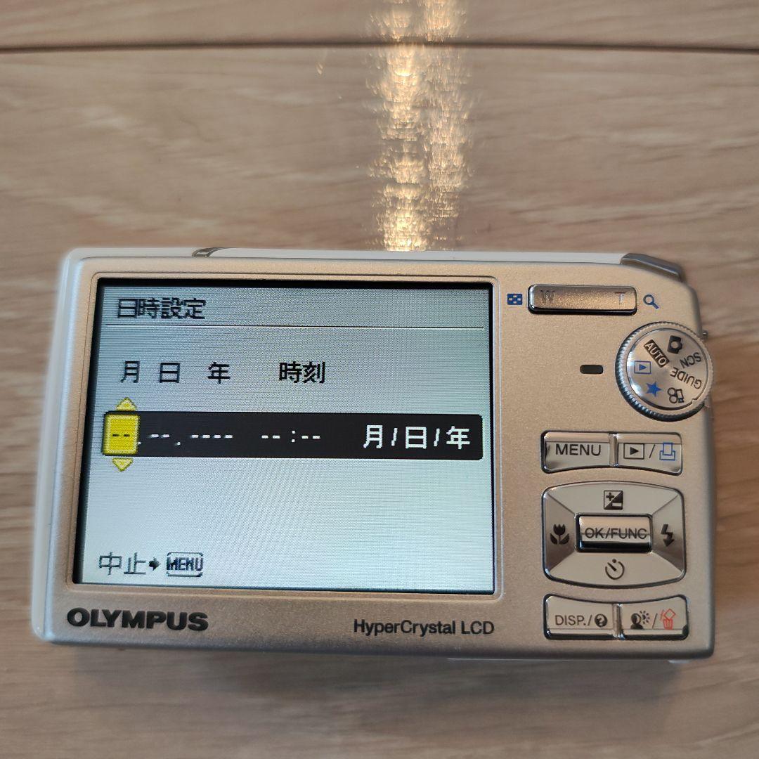 【美品】OLYMPUS μ デジタルカメラ ホワイト