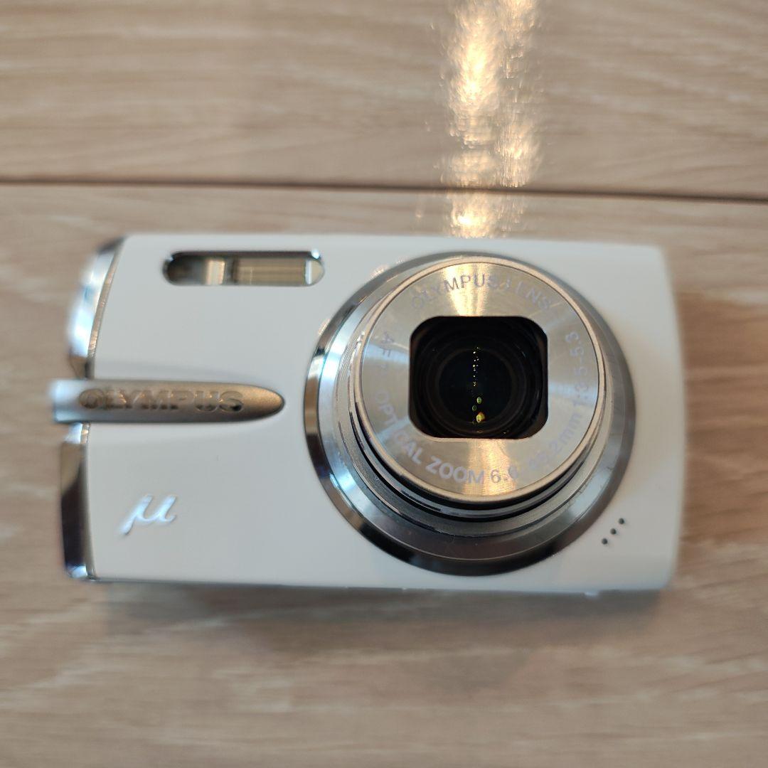 【美品】OLYMPUS μ デジタルカメラ ホワイト