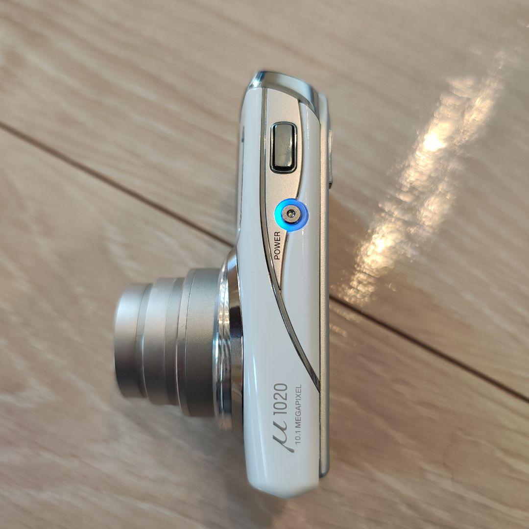 【美品】OLYMPUS μ デジタルカメラ ホワイト
