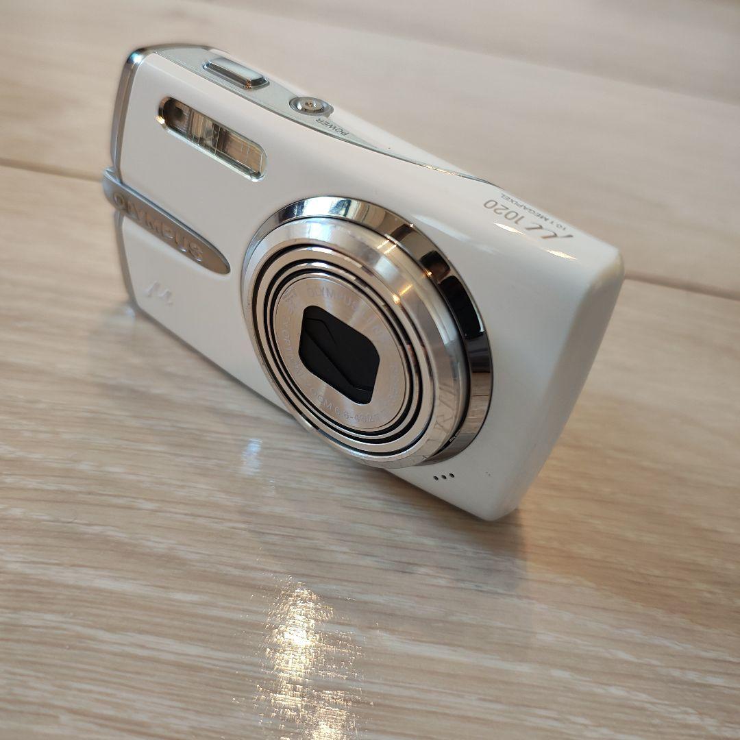 【美品】OLYMPUS μ デジタルカメラ ホワイト