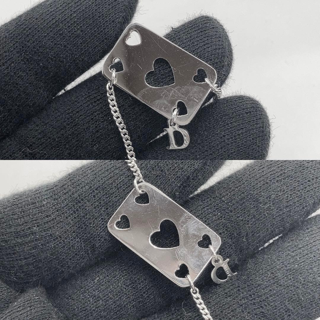 Christian Dior ディオール トランプ ハート ロゴ ブレスレット