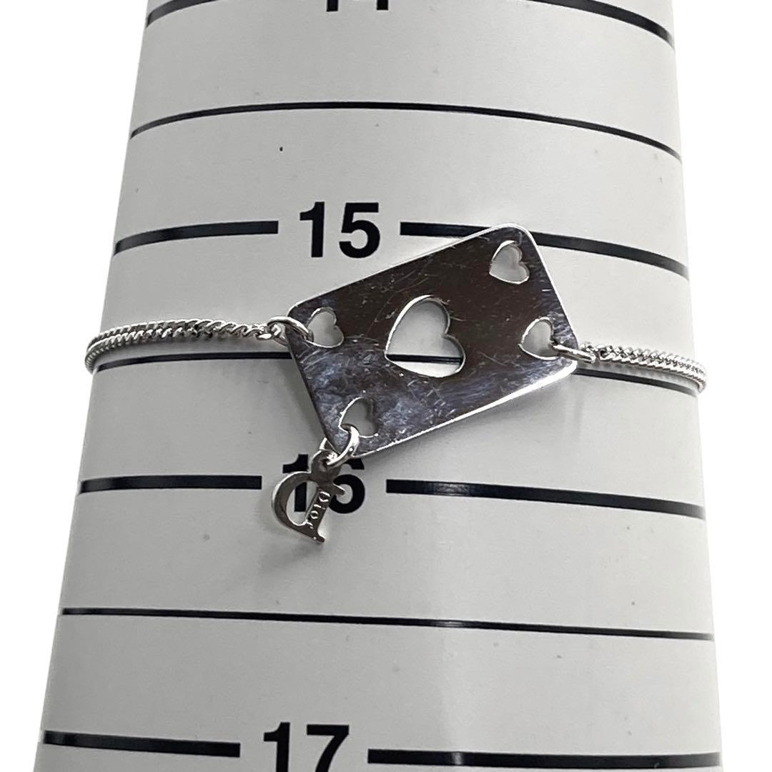 Christian Dior ディオール トランプ ハート ロゴ ブレスレット