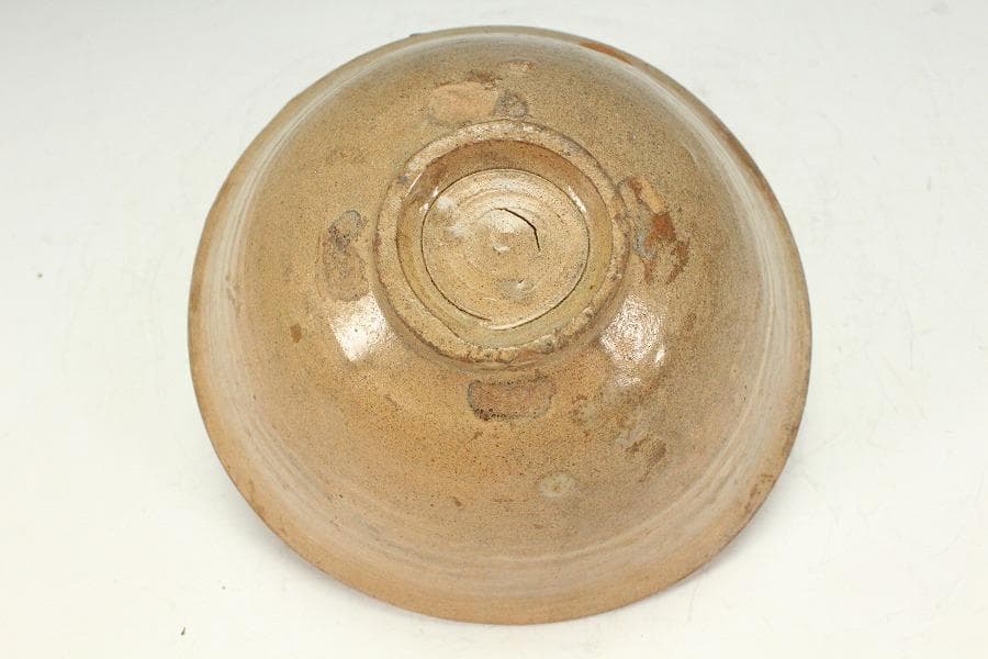 古美術 李朝 高麗 三嶋 茶碗(K-A638)