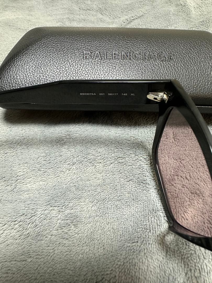 美品 BALENCIAGA サングラス カラーグラスピンク