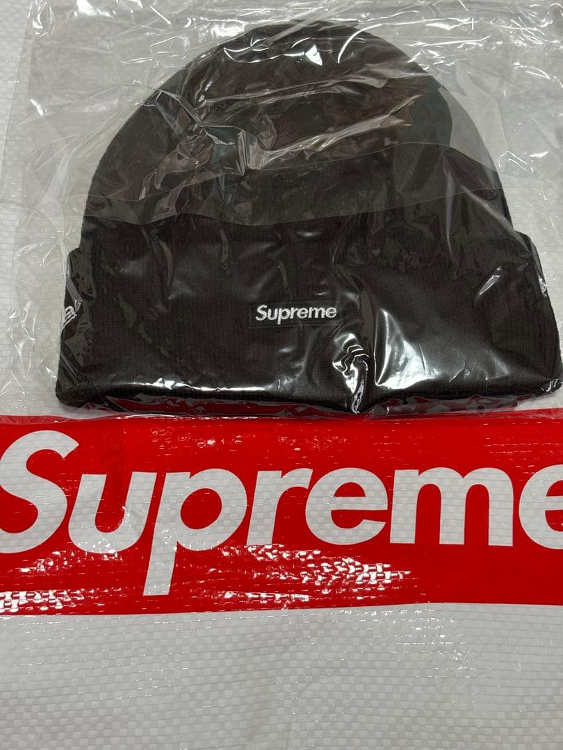 ブラック Supreme New Era S Logo Beanie