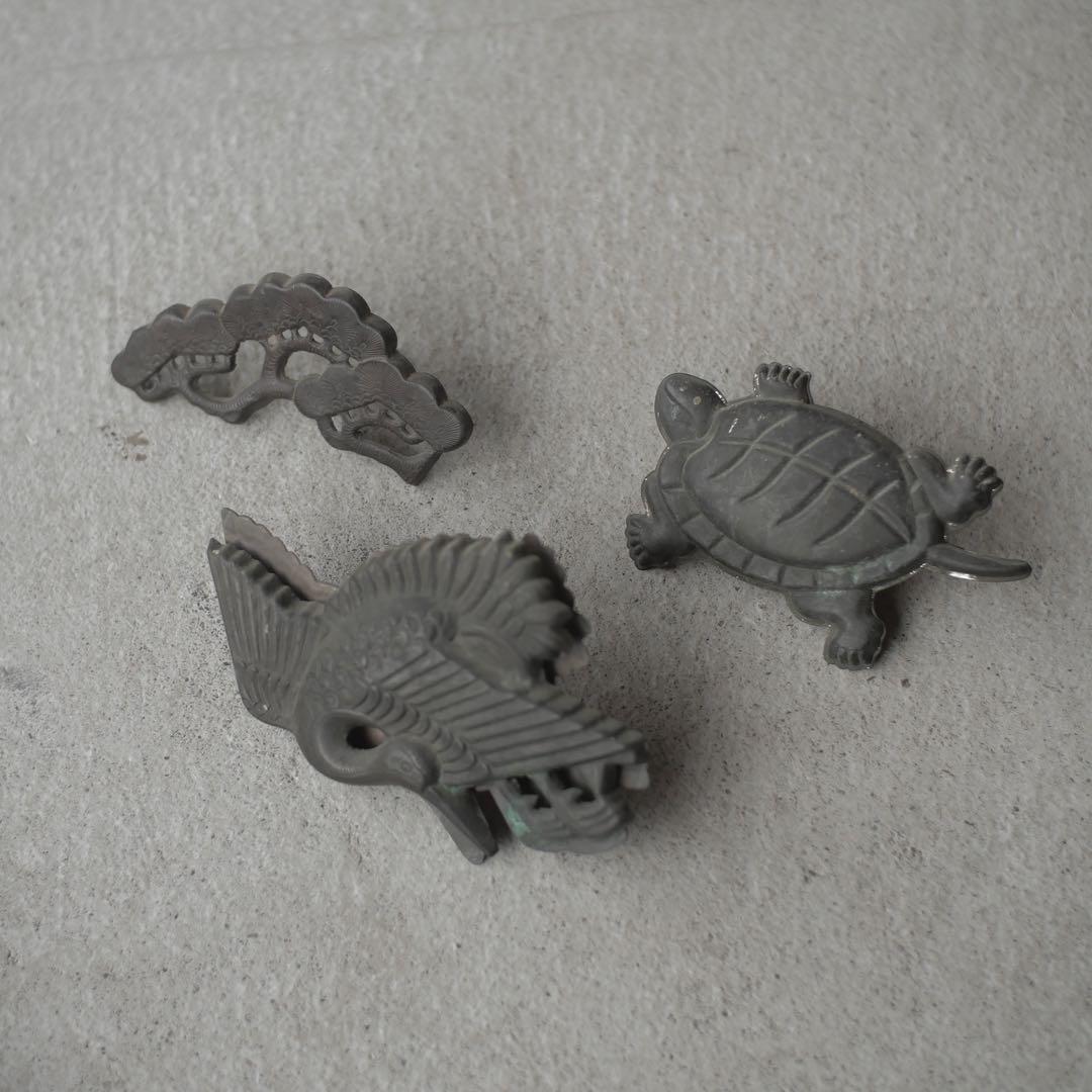 釘隠し 亀 銅 古民家 骨董 古美術 古家具 古道具 ア