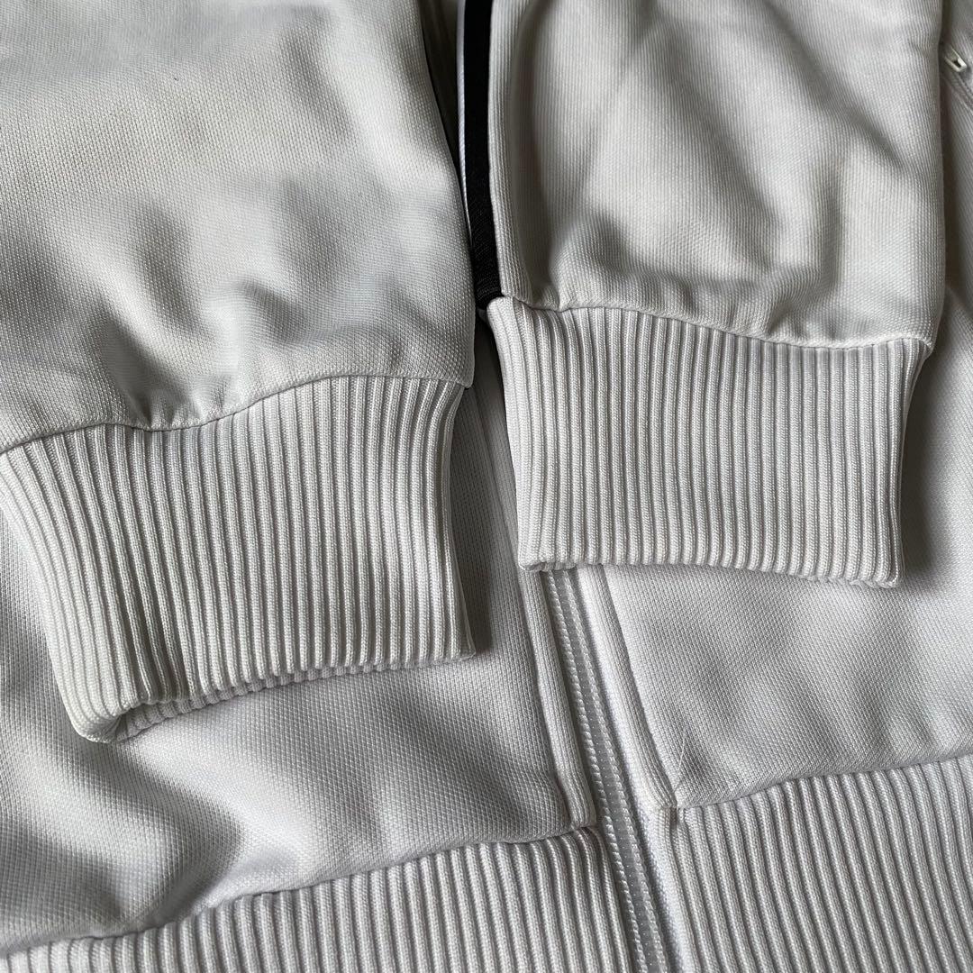 アディダス 白黒 ビンテージ トラックジャケット ジャージ 古着 メンズMサイズ