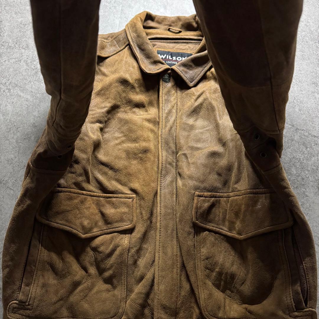 【90s vintage】フライトジャケット　L A2 シンサレート　本革　短丈