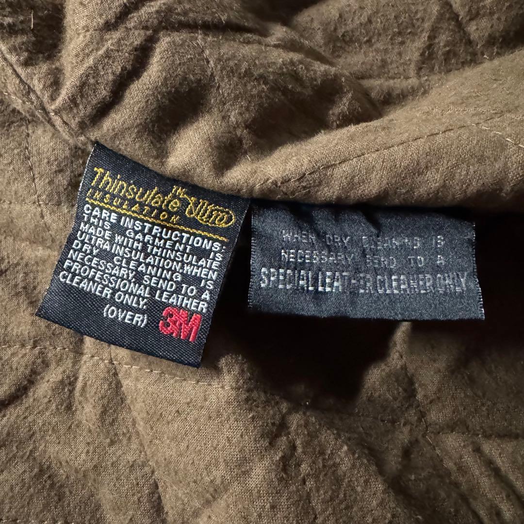 【90s vintage】フライトジャケット　L A2 シンサレート　本革　短丈