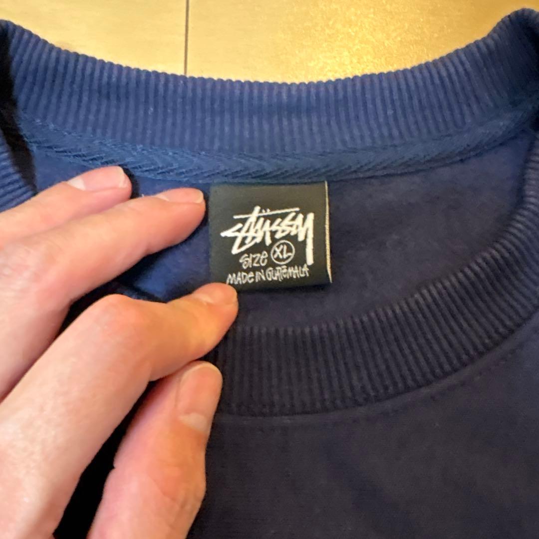 STUSSY 22aw クルーネックスウェット XL ネイビー