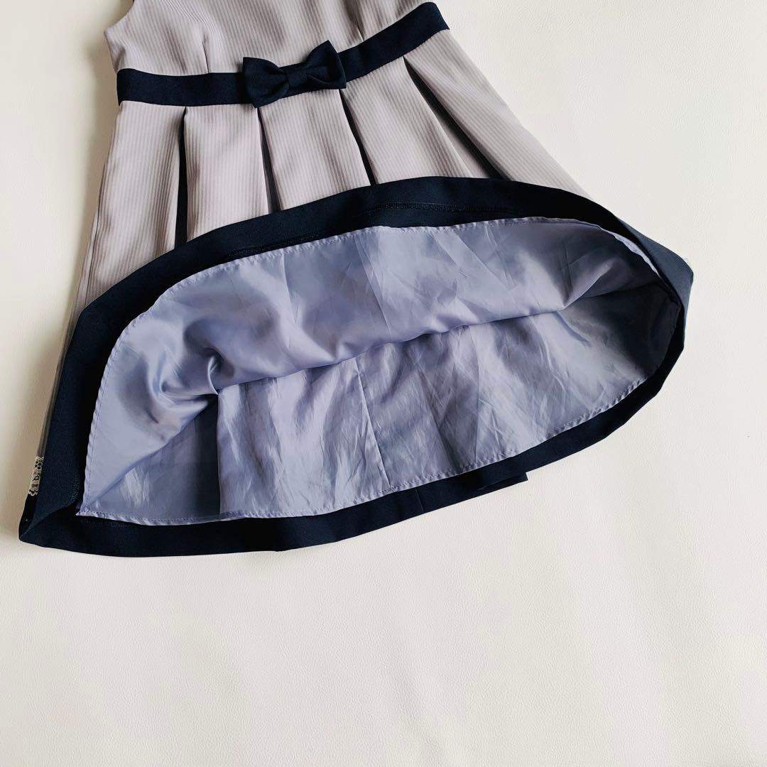 【極美品】サクラ フォーマルワンピース 120 入学式 卒園式 リボン フリル