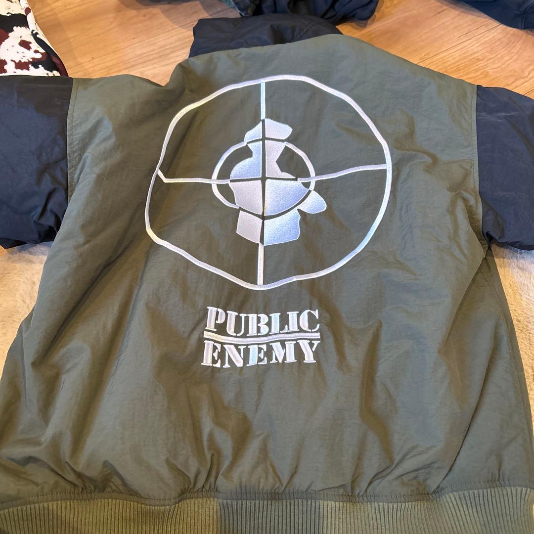 XLARGE PUBLIC ENEMY NYLON PUFFER JACKET - スノーボードお 手頃 価格