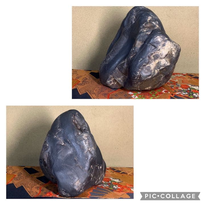 瀬田川虎石 横33×高25×奥行22.5(cm)  16.5kg 水石 盆石