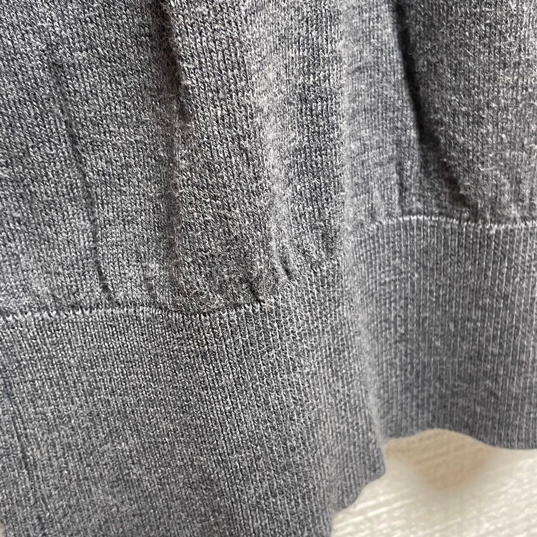 JOHN SMEDLEY ジョンスメドレー ハイゲージ　グレー　M コットン