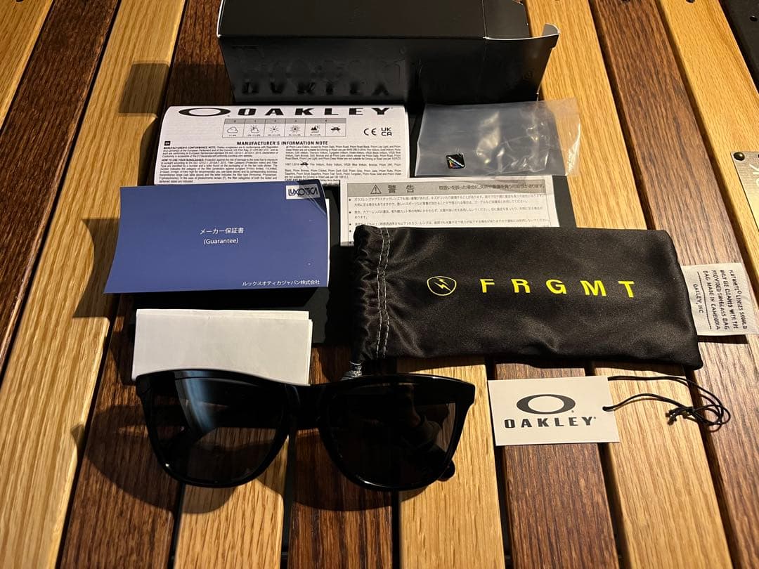 OAKLEY×FRAGMENT Frogskins サングラス 藤原ヒロシ