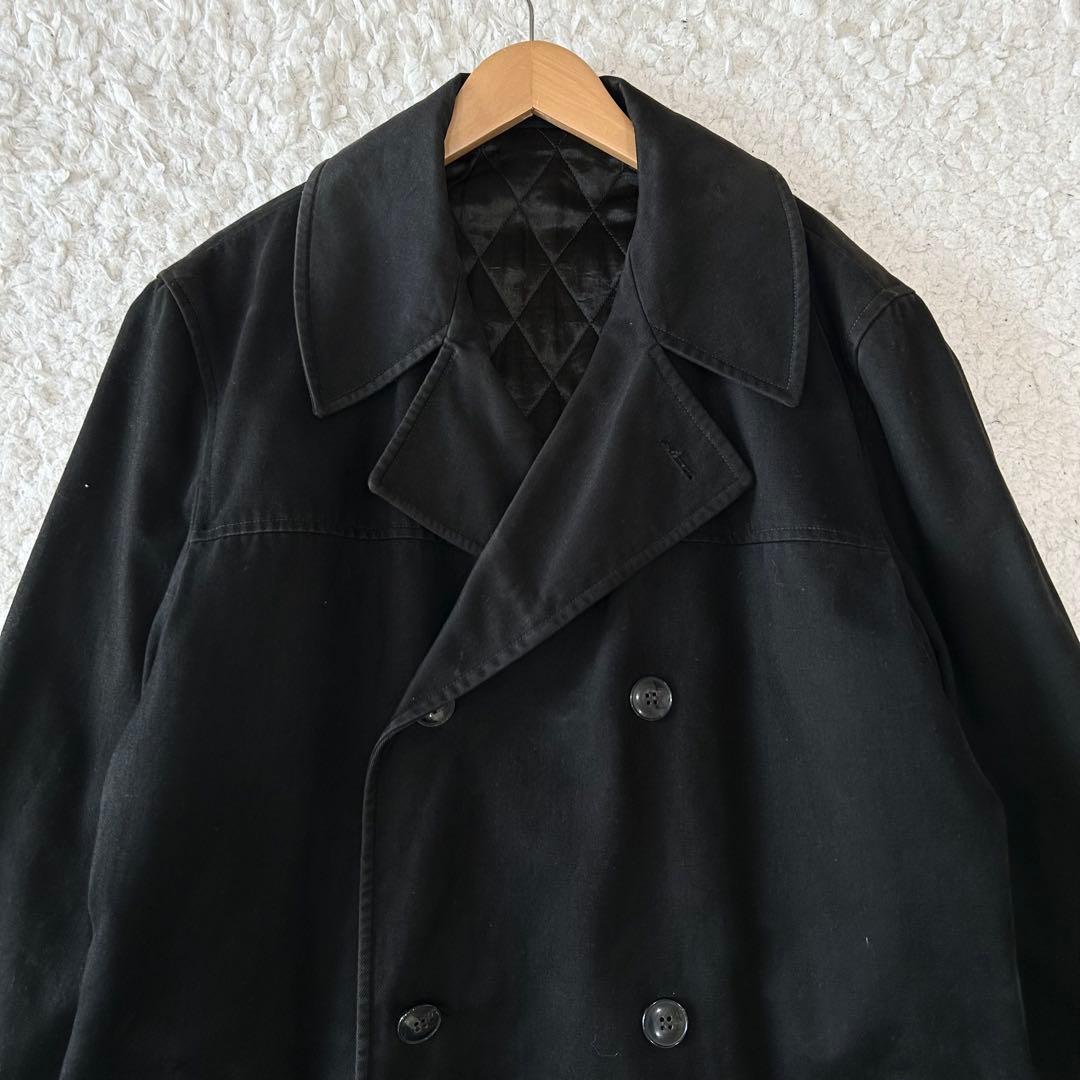 agnes b. homme】 キルティング ピーコート フランス製