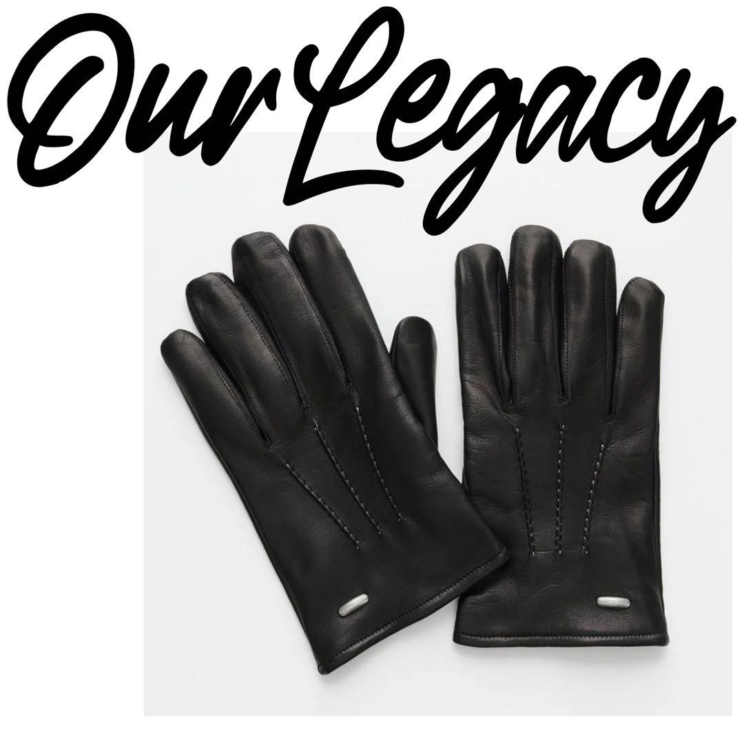 定価3.6万】OUR LEGACY HIS GLOVES グローブ ブラック - メルカリ