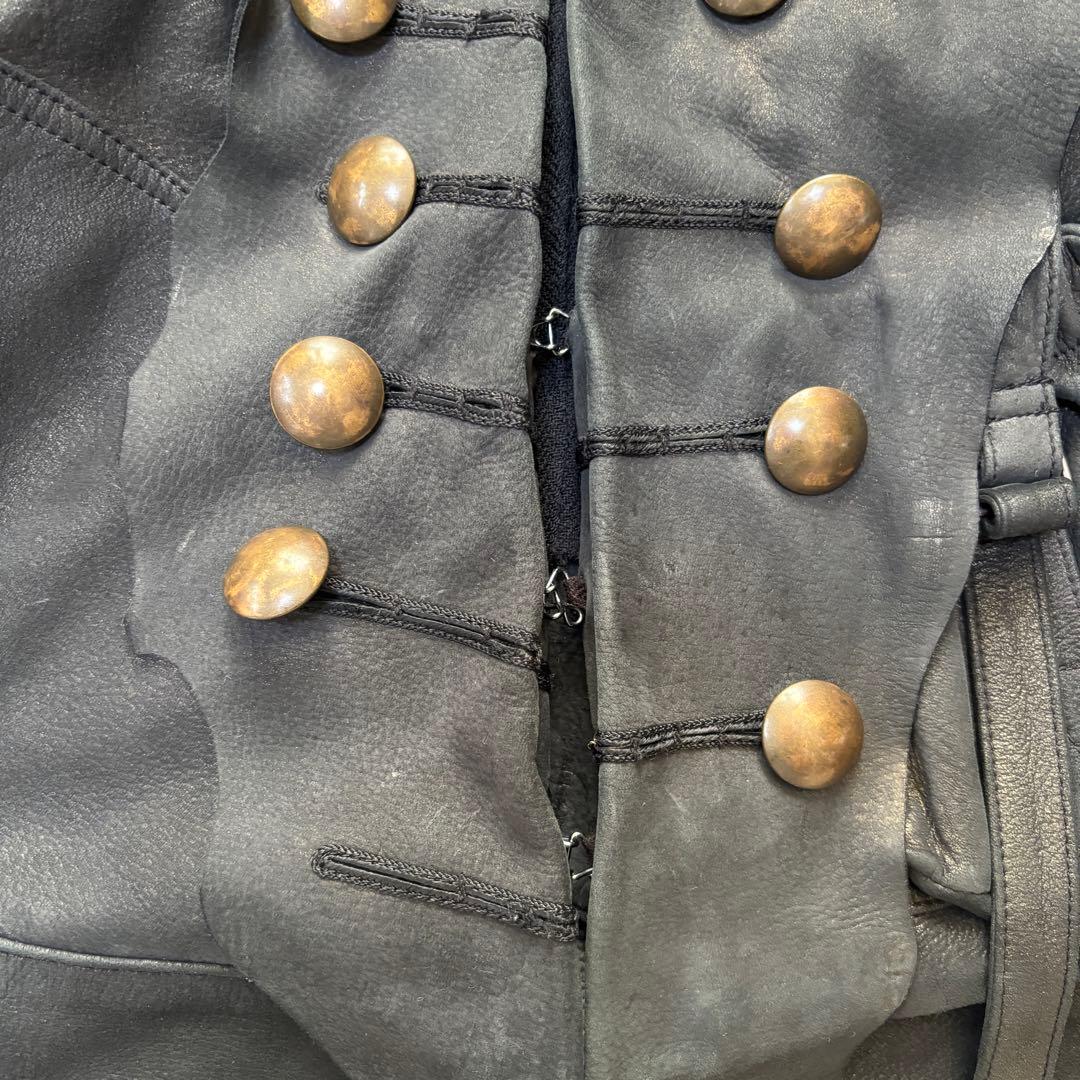 if six was nine 00s アーカイブ レザーベスト サイズ0