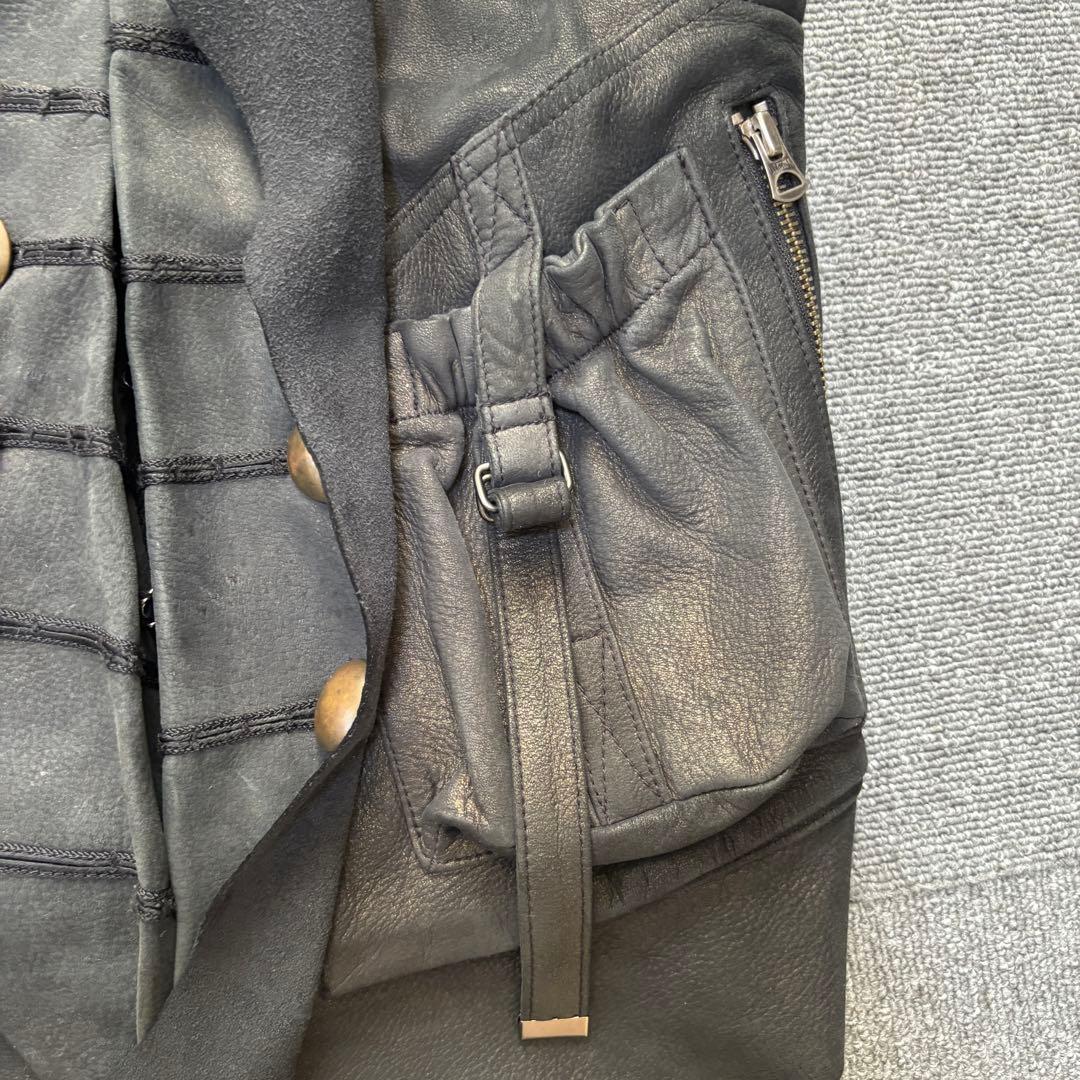 if six was nine 00s アーカイブ レザーベスト サイズ0