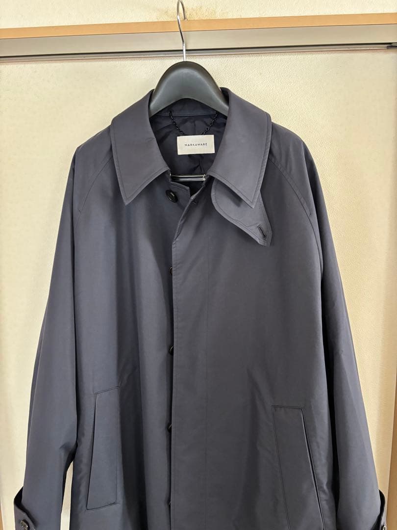 markaware25ssウェザークロスウォークアバウトコート2ネイビー - メルカリ