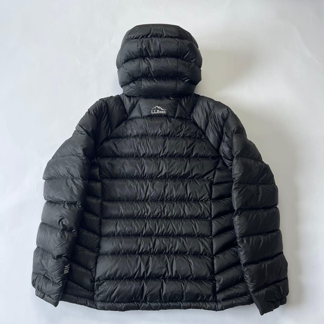 L.L.Bean ウルトラライト 850 ダウン ジャケット フード　ブラック