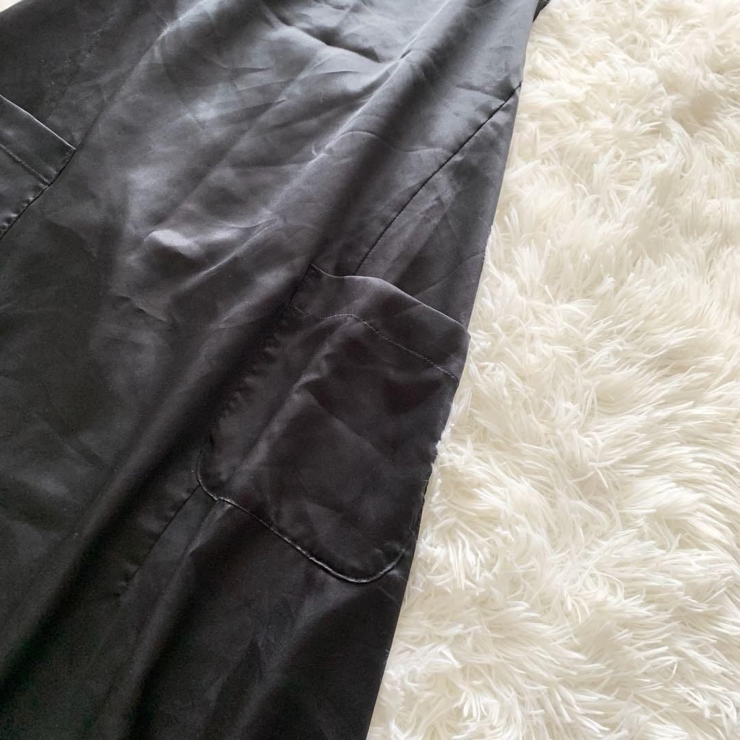 コムデギャルソン】AD2019 エプロンワンピース ロング 黒 - メルカリ