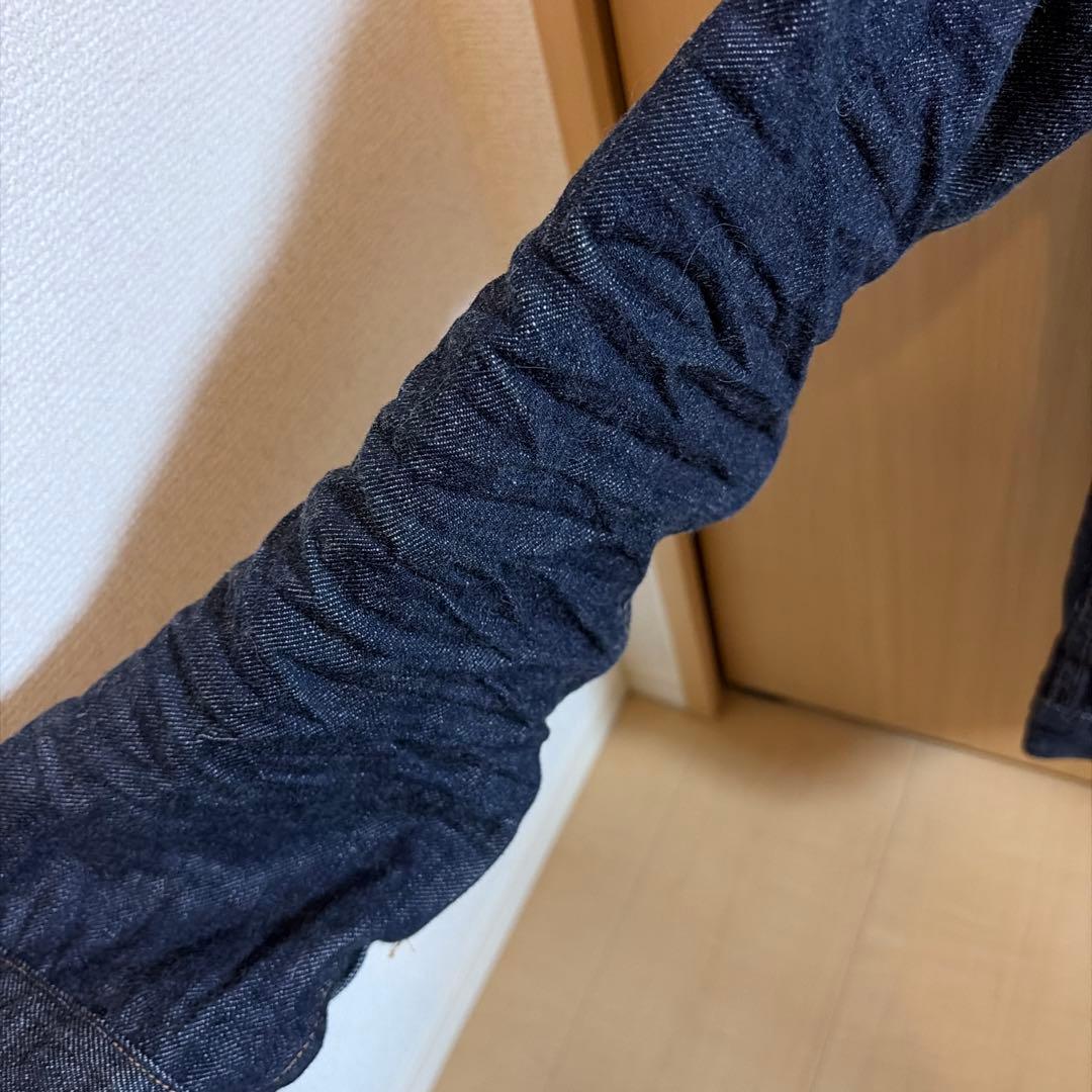 糊付け済 TCBジーンズ S20'sデニムジャケット Tバック仕様 サイズ40