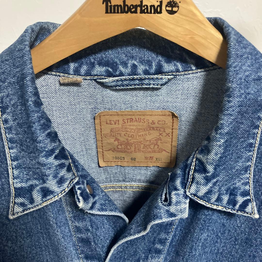 リーバイス 70503 02 デニムジャケット Gジャン　XXL
