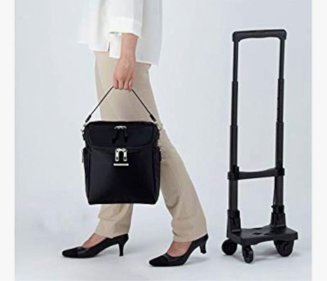 スワニー ブラック キャリーバッグ D-583 低振動・低騒音 4輪ストッパー付