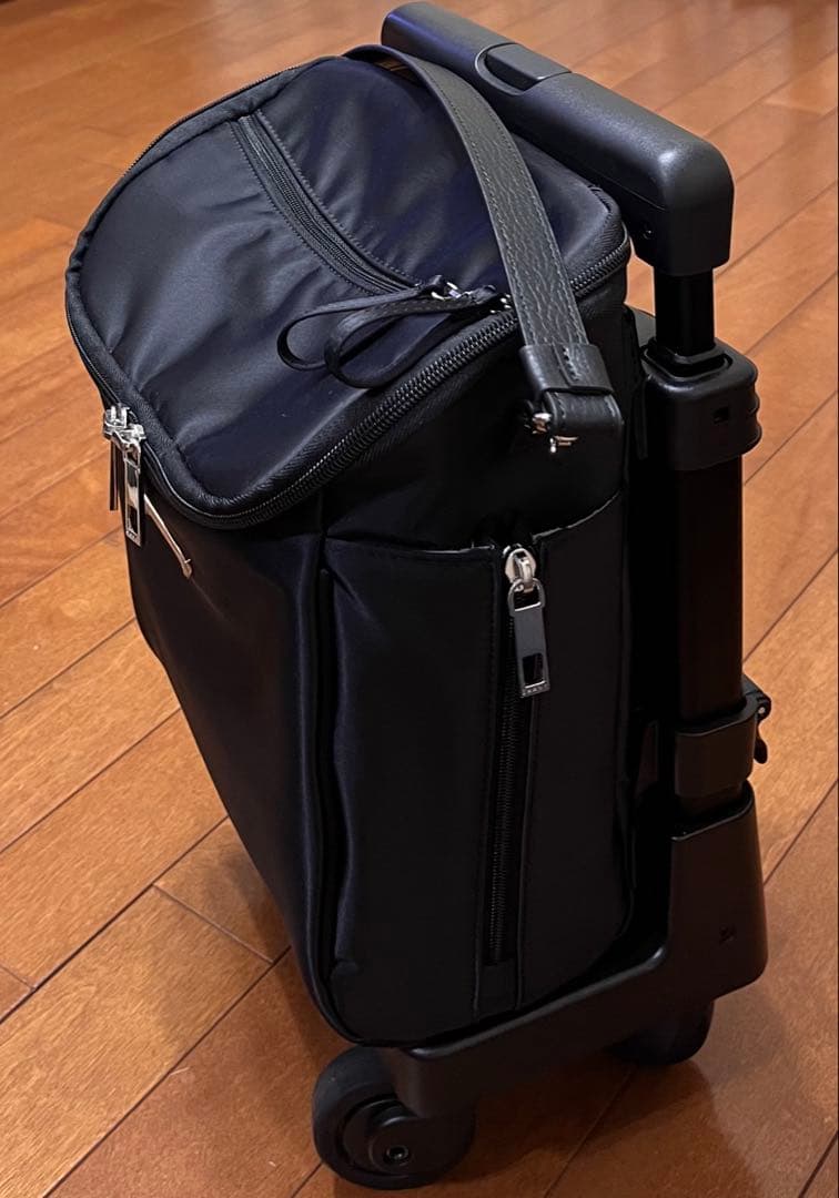 スワニー ブラック キャリーバッグ D-583 低振動・低騒音 4輪ストッパー付