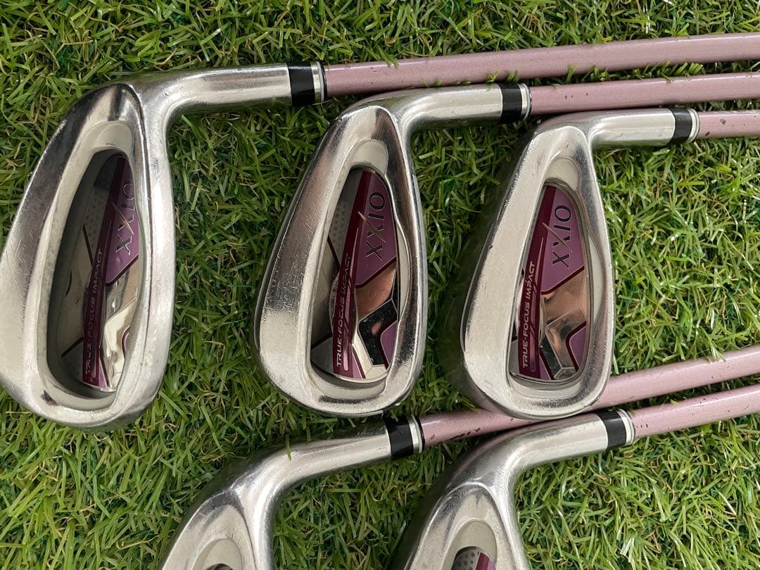 10代目ゼクシオ XXIO10 ボルドー レディースアイアンセット 5本　A