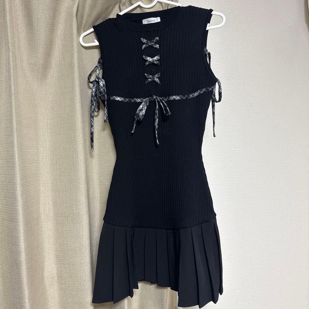 darich ドッキングレースアップミニワンピース - メルカリ